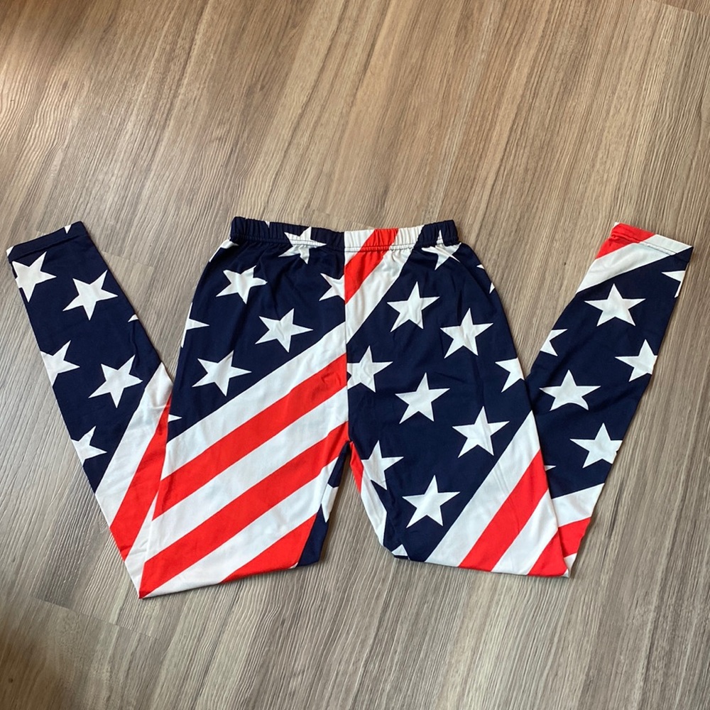 American flag leggings
